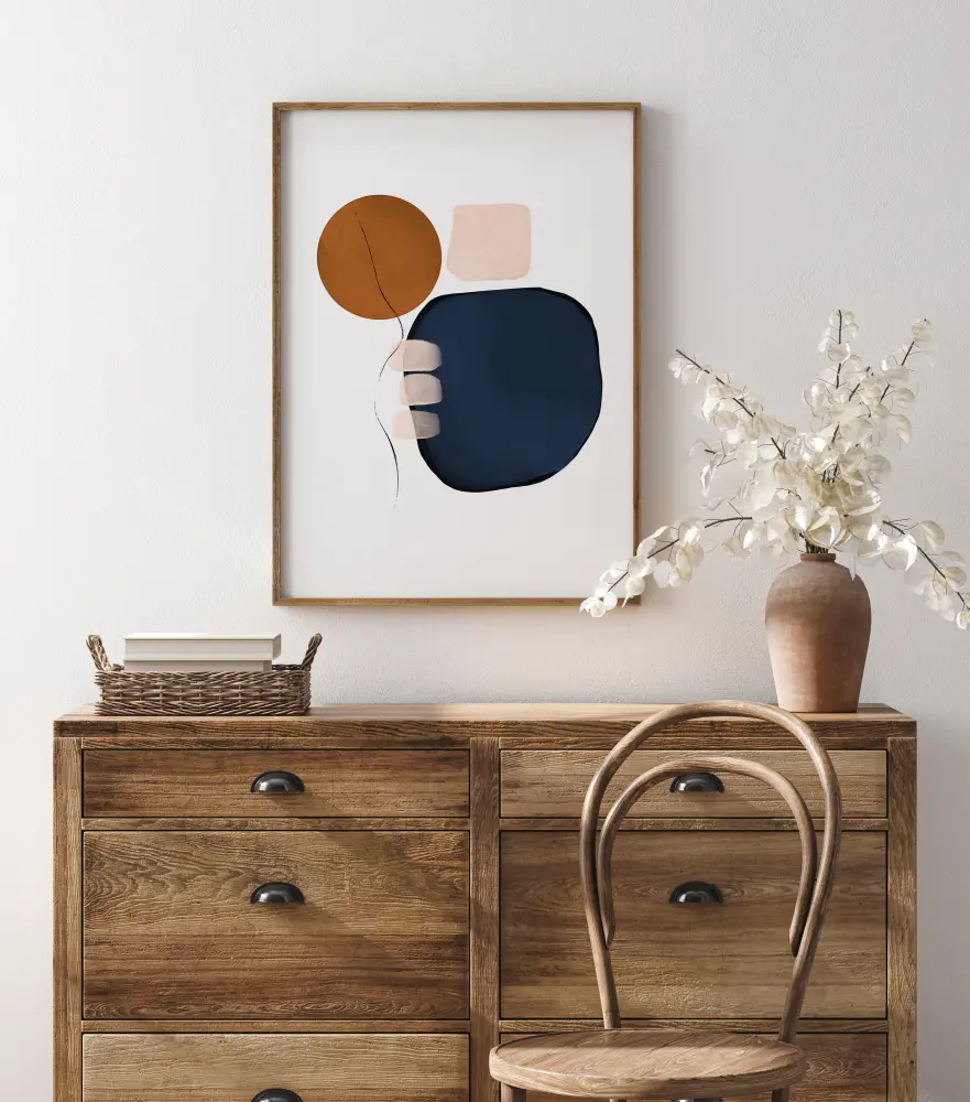 Abstract Shapes V Постер