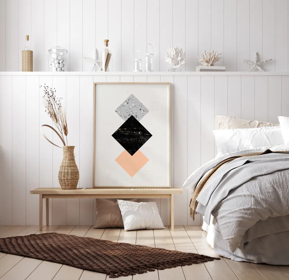 Abstract Squares II Постер