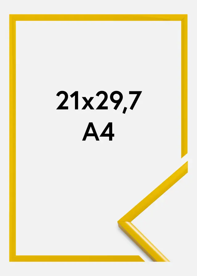 Рамка New Lifestyle Акрилно стъкло Жълто 21x29,7 cm (A4)
