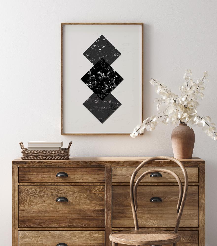 Abstract Squares I Постер