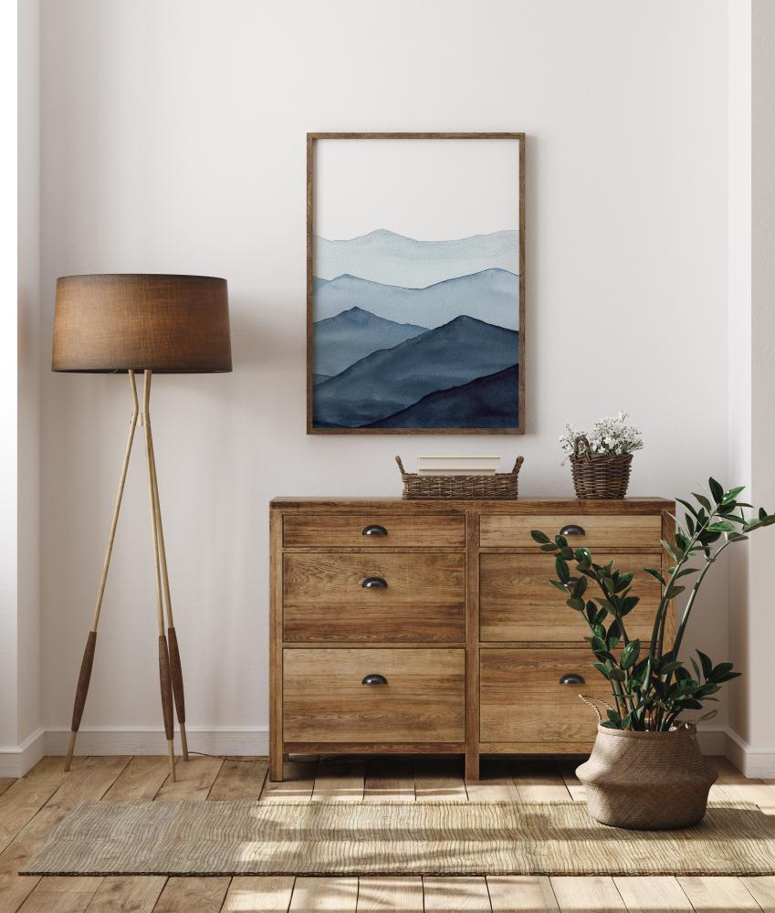 Abstract Blue Постер