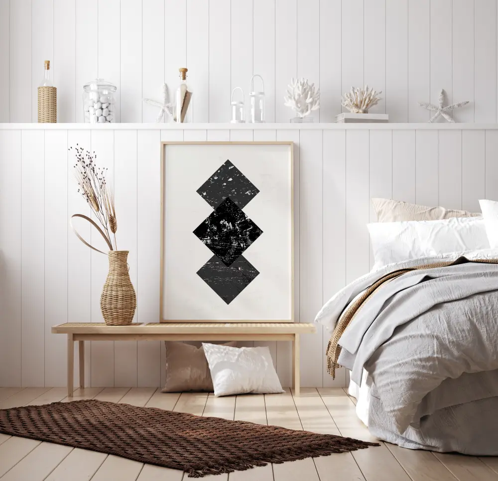 Abstract Squares I Постер