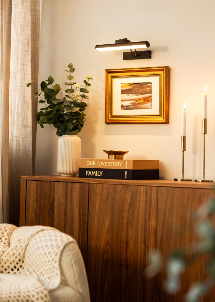 KAILA Luster Батерийно Захранвано Осветление за картини 32 cm - Черно