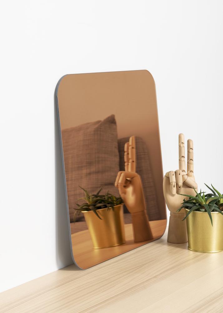 KAILA Огледало Square Rose Gold 40x40 cm