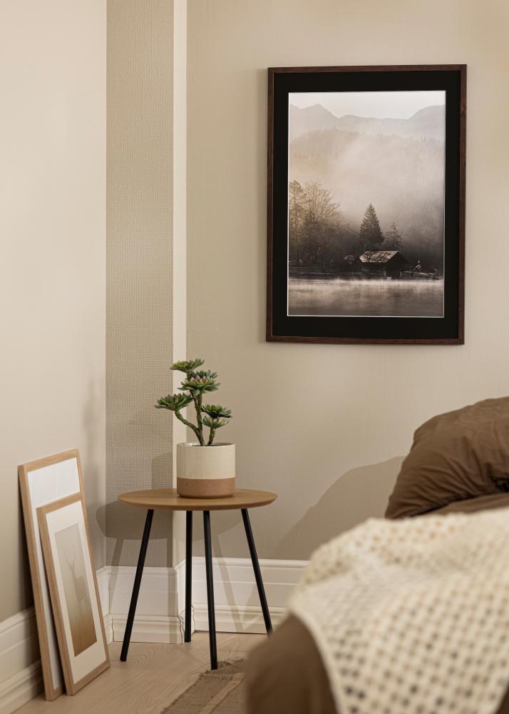 Рамка Trendy орех 20x25 cm - Паспарту Черно 14x18 cm