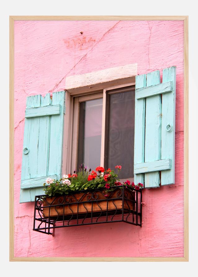 Colourful window Постер