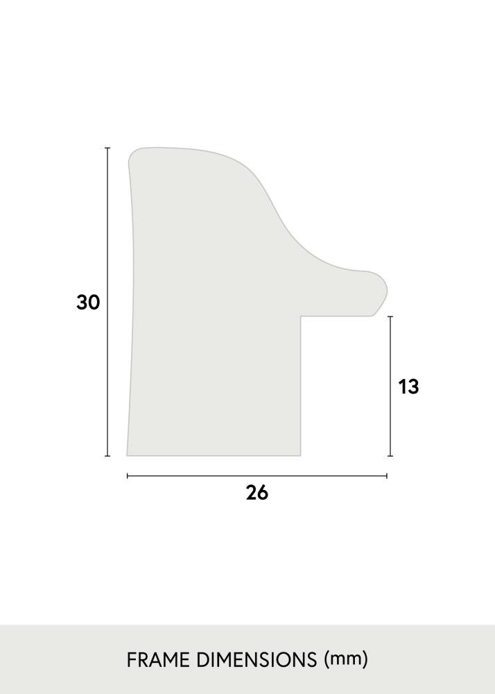 Огледало Arjeplog Бронз - собствени мерки