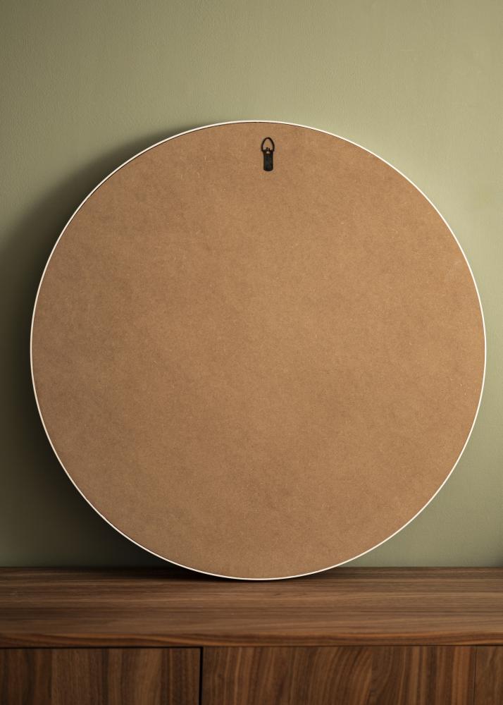 Огледало Reflection бяло 70 cm Ø