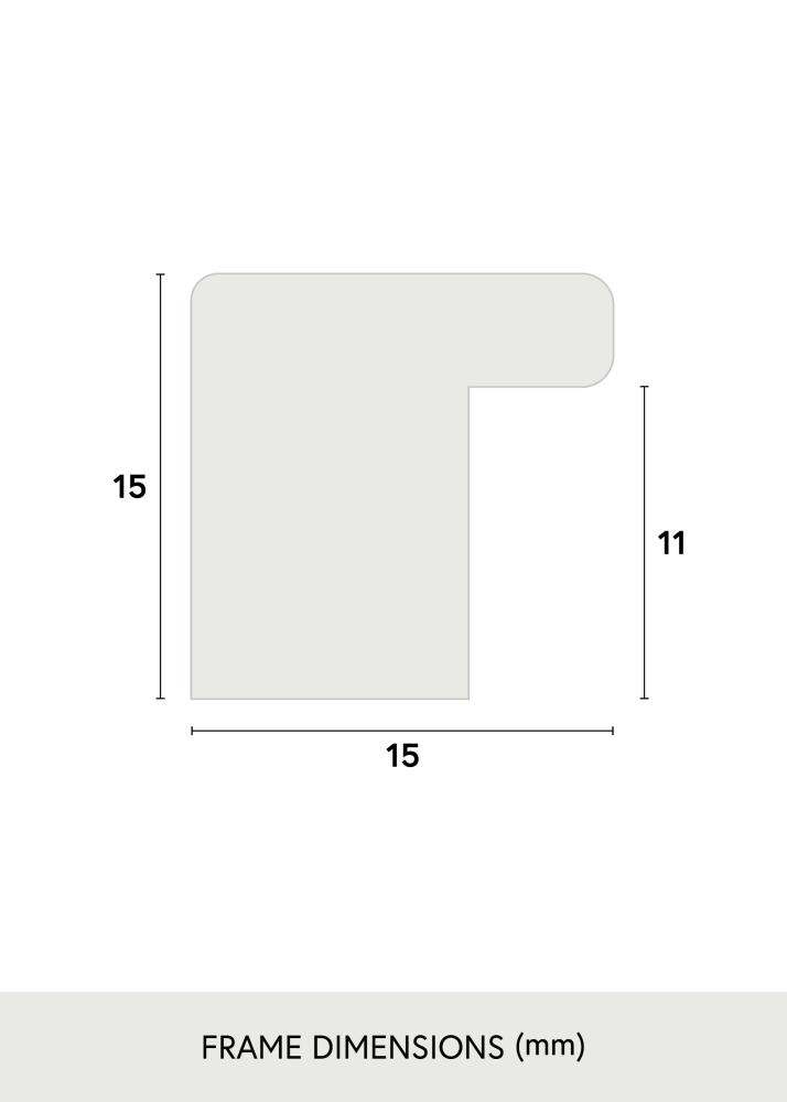 Рамка Vemdalen Акрилно стъкло Дъб 14x24 cm