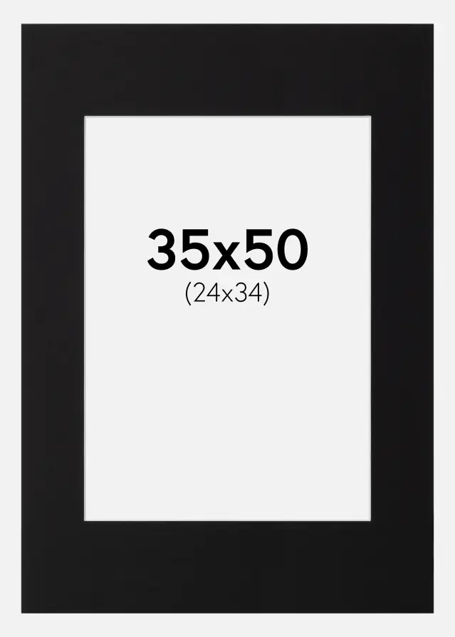 Паспарту Canson Черно Бяло ядро 35x50 cm (24x34)