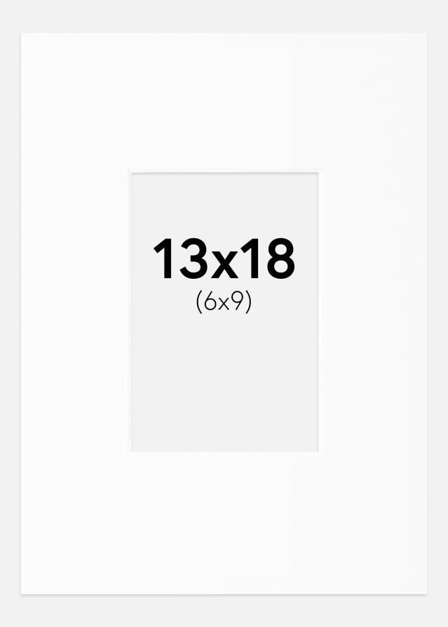 Паспарту Canson бяло Бяло ядро 13x18 cm (6x9)