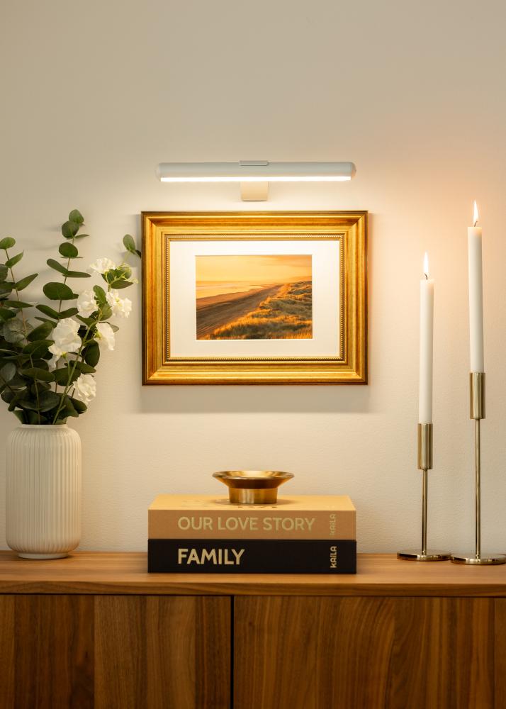 KAILA Lux Bateryno Osveshtenie za Kartini 33 cm - Byal