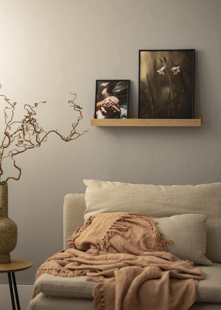 KAILA Рафт за картини Масив дъб 60 cm