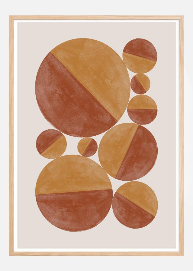 Burnt Orange Bols Постер