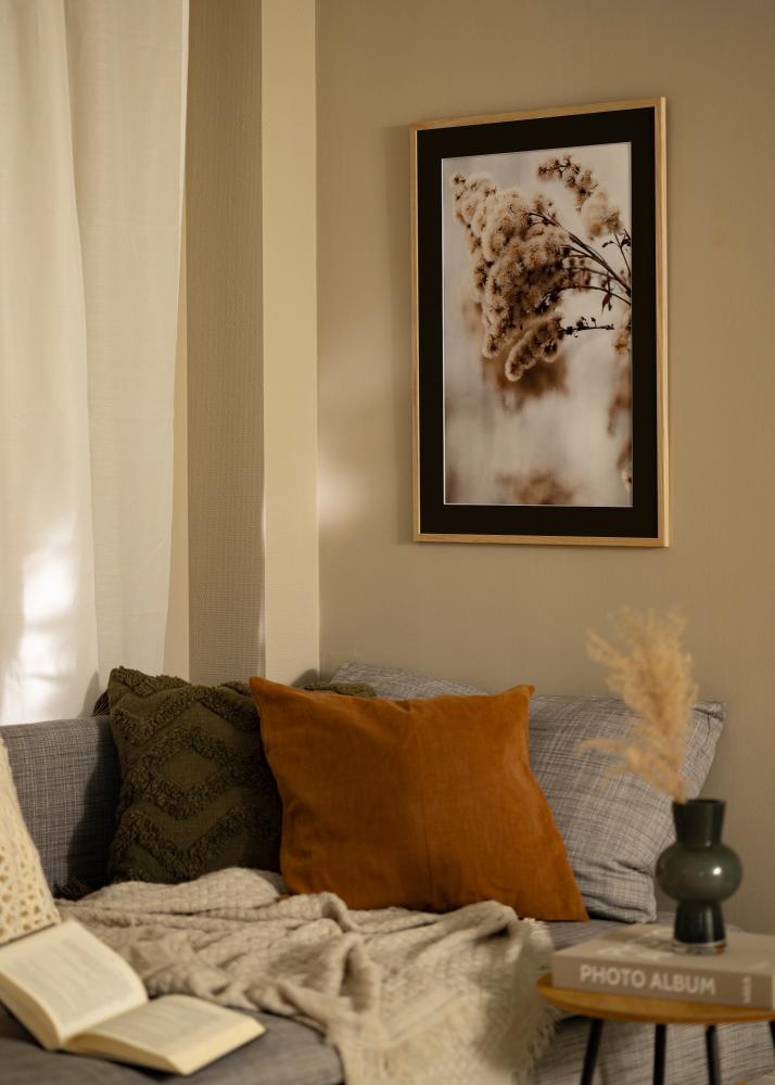 Рамка Edsbyn Дъб 30x40 cm - Паспарту Черно 8x12 inches