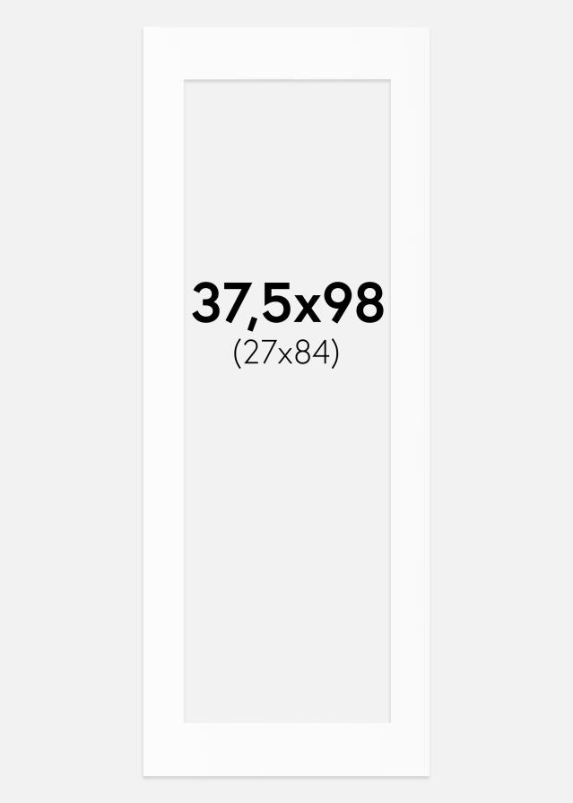 Паспарту Бял Стандарт (Бяло Ядро) 37,5x98 cm (27x84)