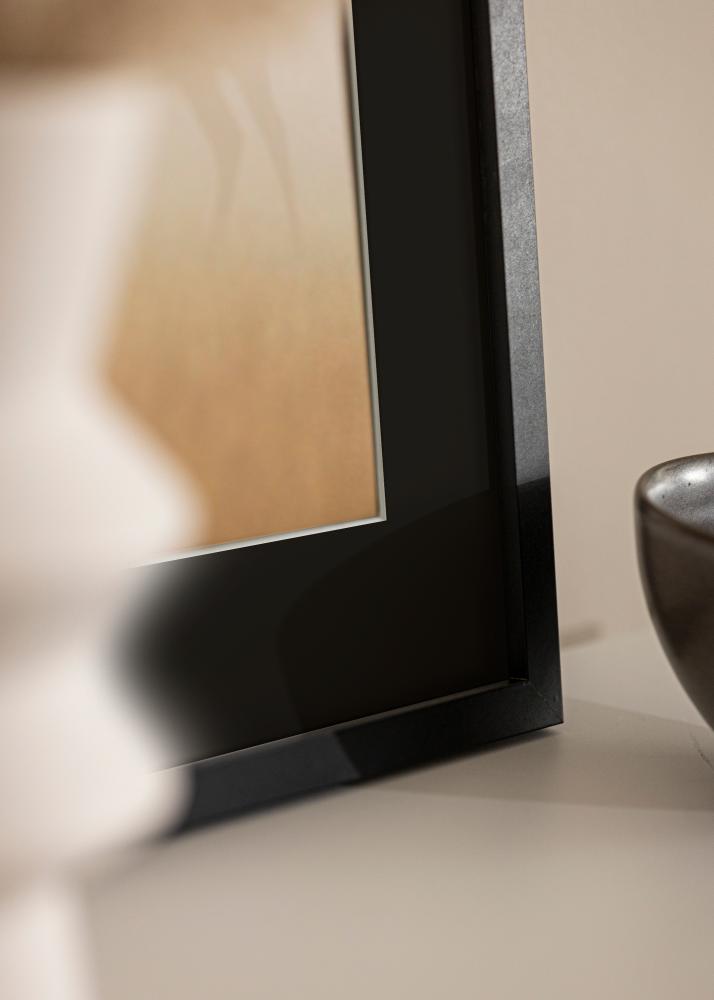 Рамка Trendy Черно 50x60 cm - Паспарту Черно 35x45 cm