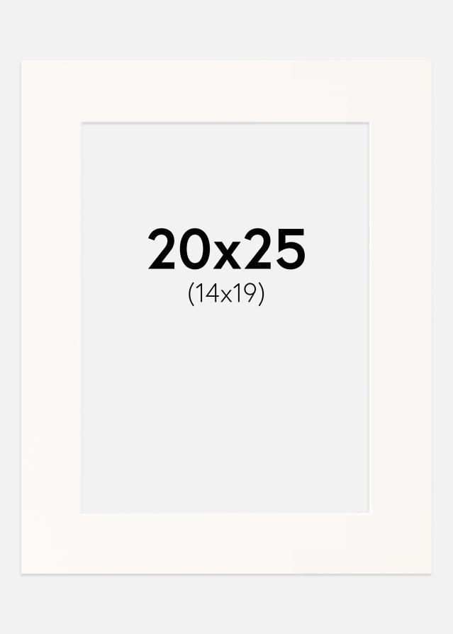 Паспарту Antique White Бяло ядро 20x25 cm (14x19)