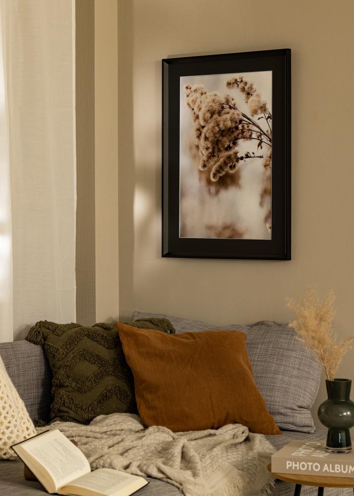 Рамка Globe Черно 24x30 cm - Паспарту Черно 7x9 inches