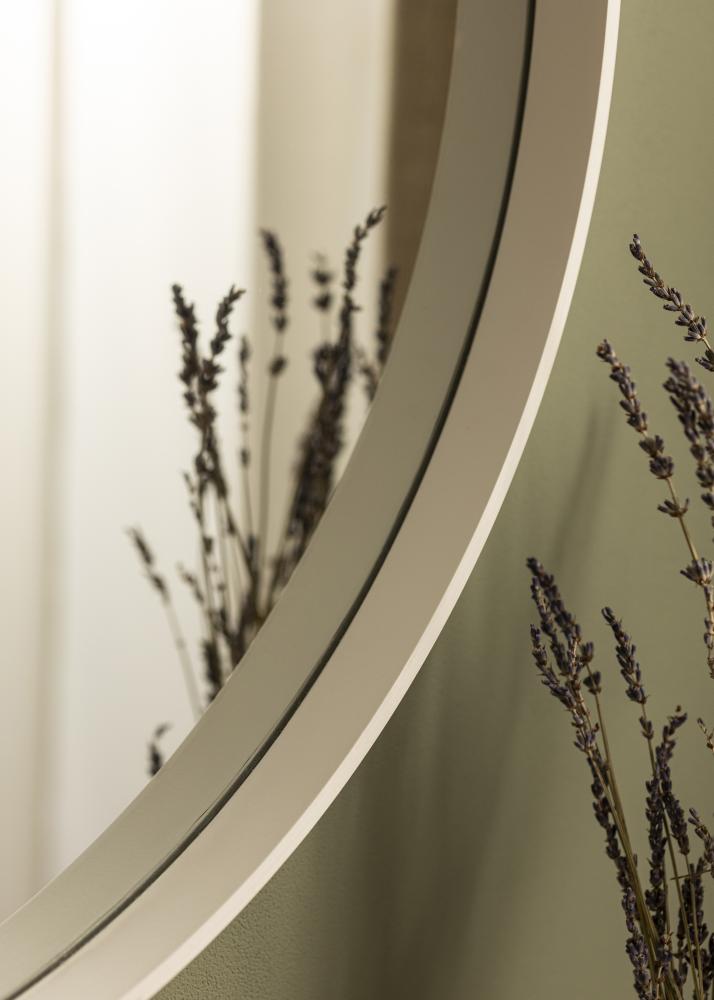 Огледало Reflection бяло 70 cm Ø