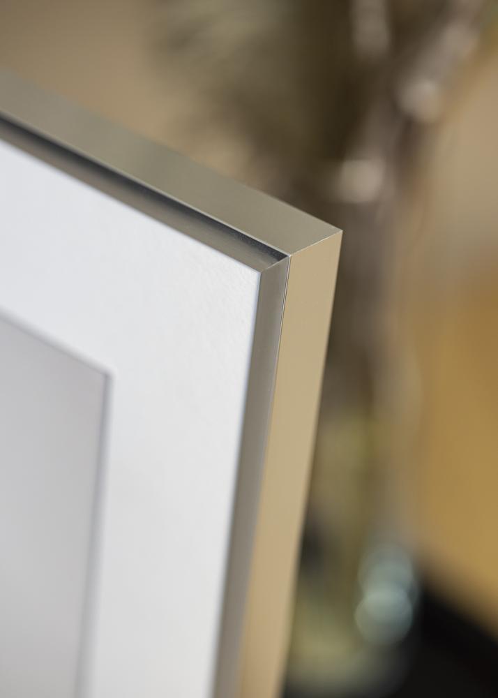 Рамка Постер Frame Aluminum Сребро 70x100 cm - Паспарту бяло 60x90 cm