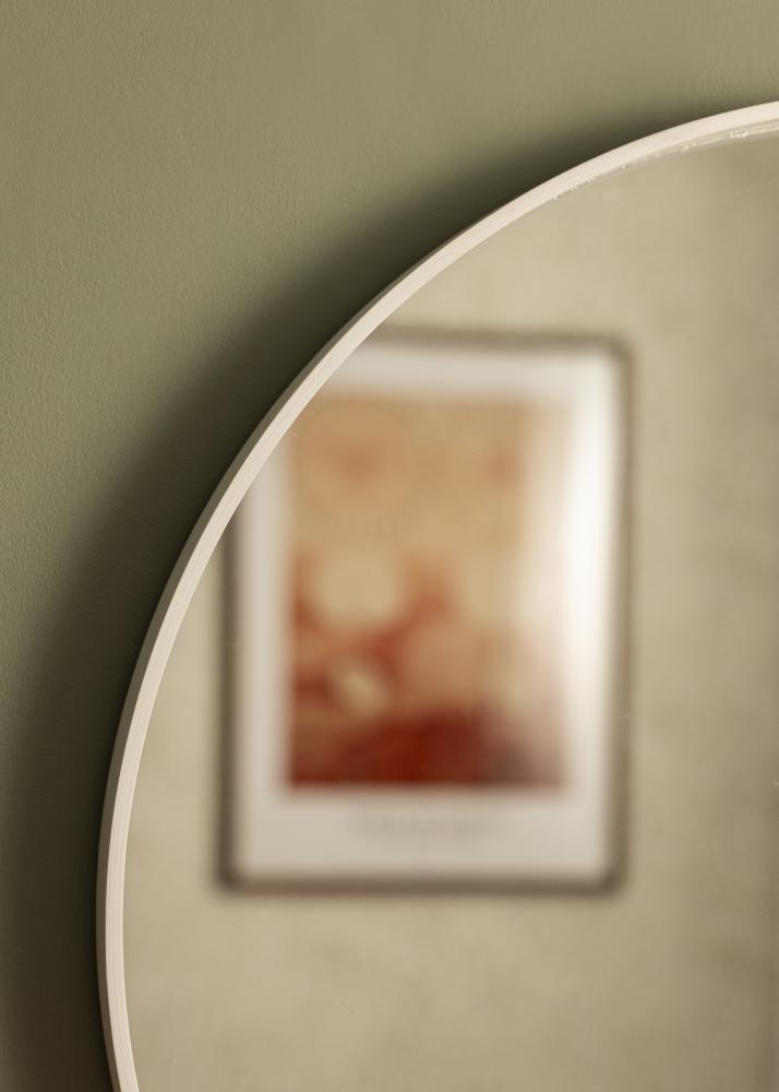 Огледало Reflection бяло 70 cm Ø