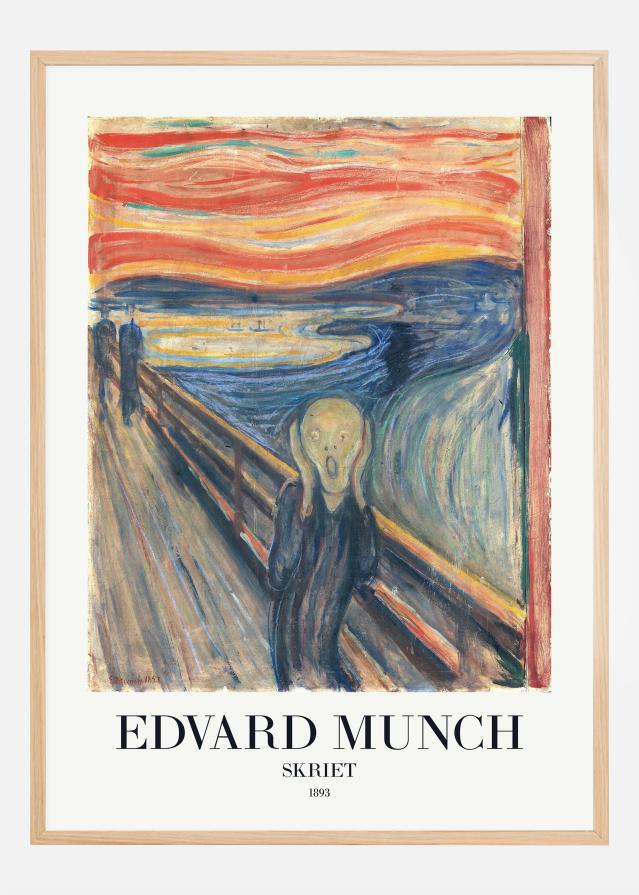 Edvard Munch - Skriet (The Scream) Постер