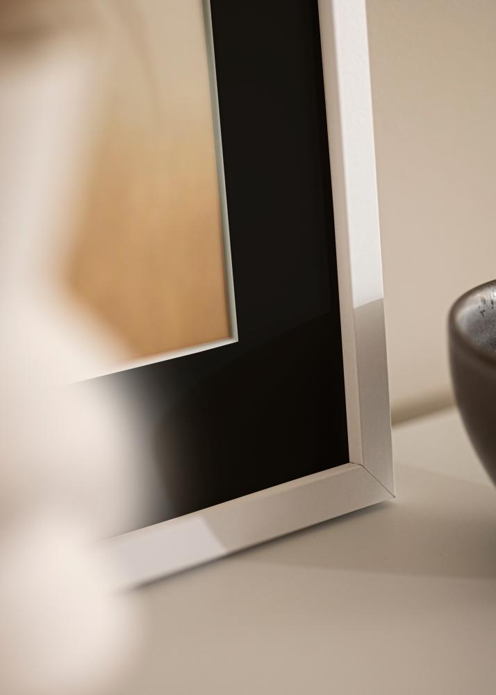 Рамка Trendy бяло 20x30 cm - Паспарту Черно 10x20 cm