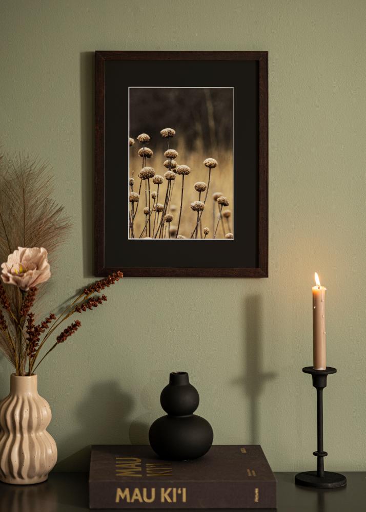 Рамка Selection орех 70x100 cm - Паспарту Черно 61x91,5 cm