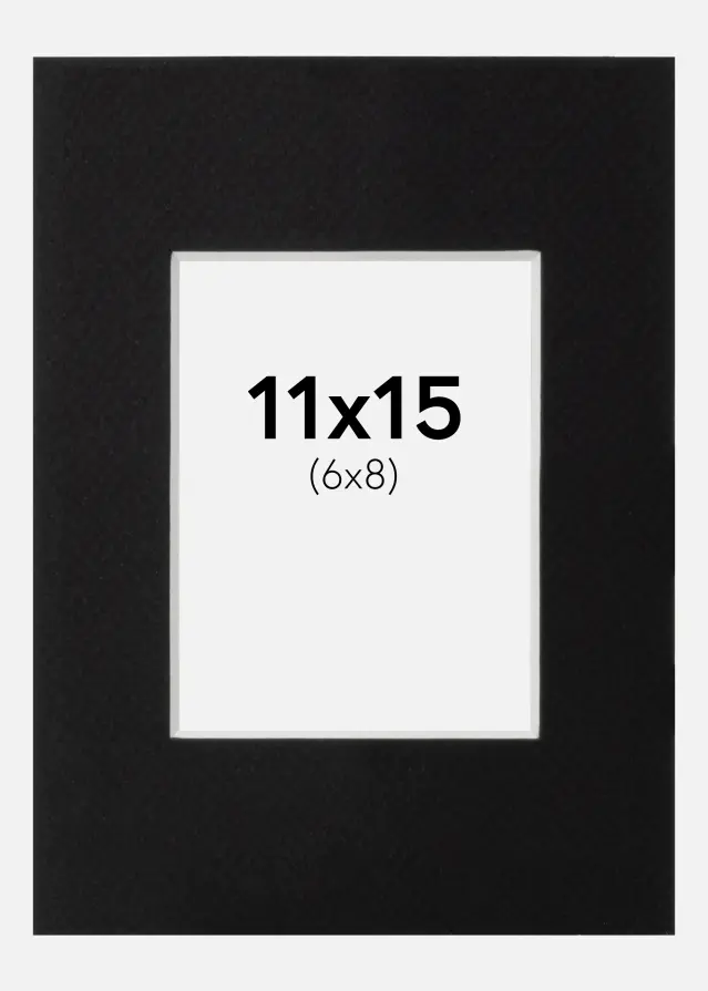 Паспарту Canson Черно Бяло ядро 11x15 cm (6x8)