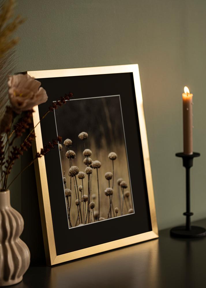 Рамка Selection Златно 40x50 cm - Паспарту Черно 30x40 cm