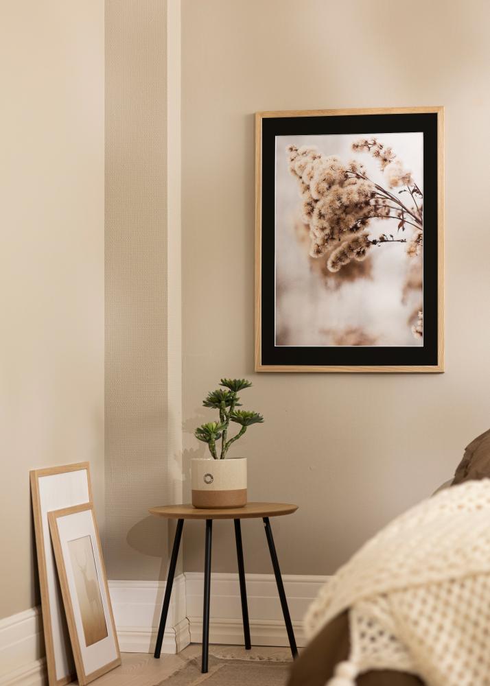 Рамка Grimsåker Дъб 60x60 cm - Паспарту Черно 50x50 cm