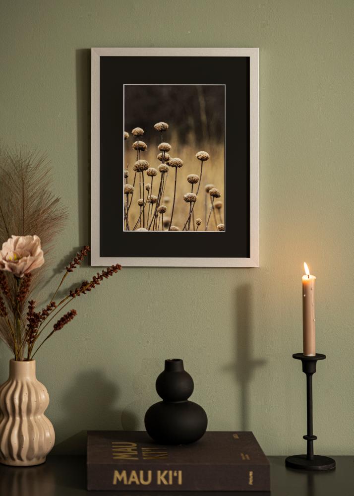 Рамка Selection Сребро 13x18 cm - Паспарту Черно 9x12 cm