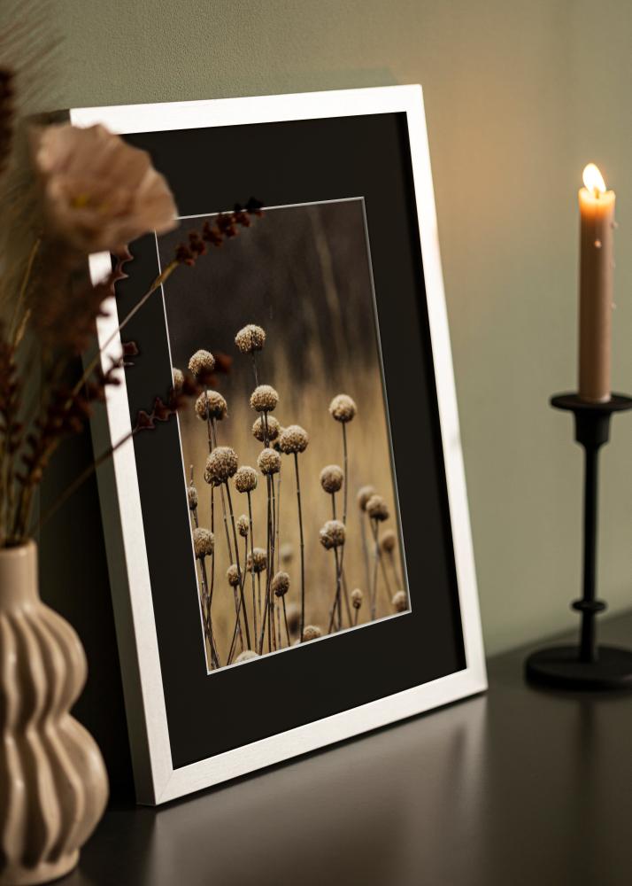 Рамка Selection Сребро 13x18 cm - Паспарту Черно 9x12 cm