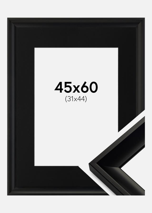Рамка Öjaren Черно 45x60 cm - Паспарту Черно 32x45 cm