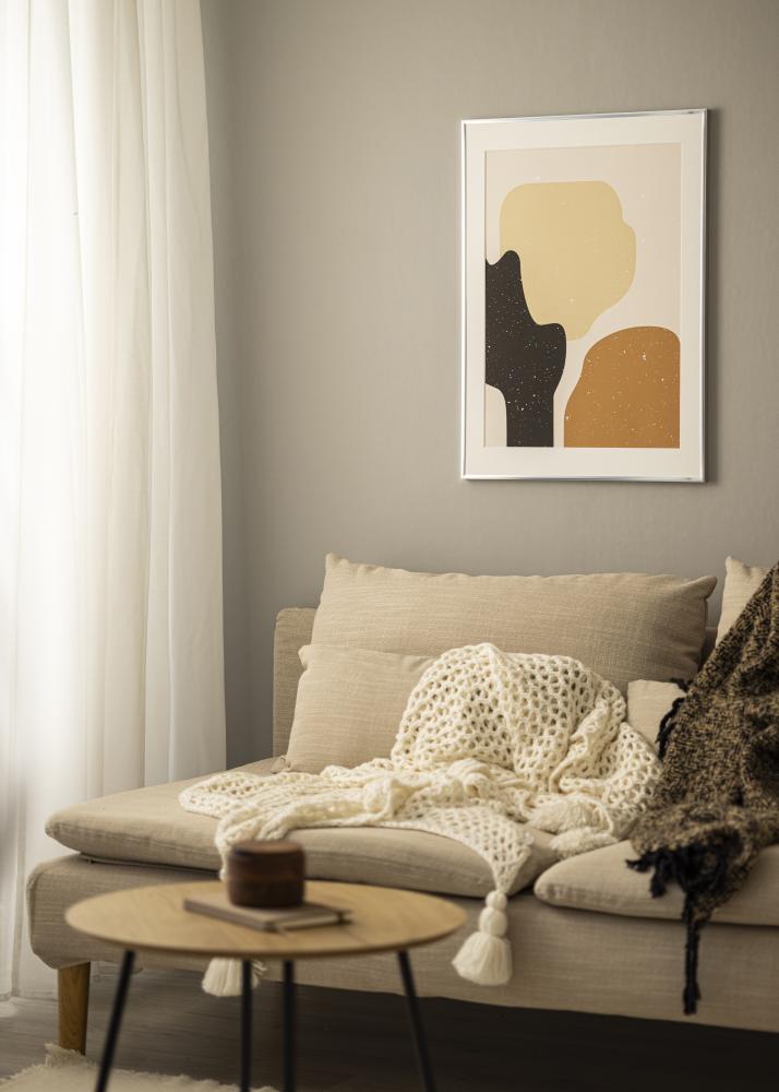 Рамка Постер Frame Aluminum Сребро 70x100 cm - Паспарту бяло 60x90 cm