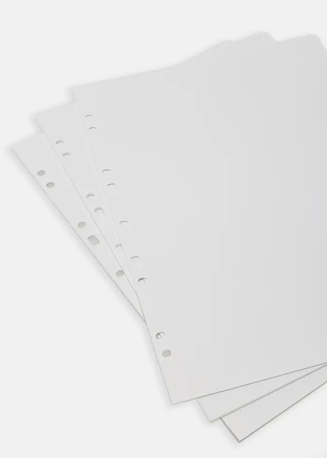 Лист за албум Timesaver SA4 - 30 Бели Лист