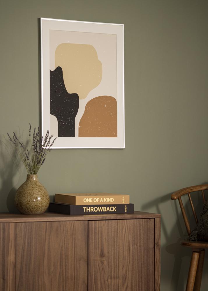 Рамка Постер Frame Aluminum Сребро 70x100 cm - Паспарту бяло 60x90 cm