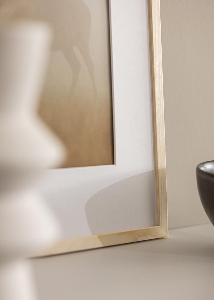 Рамка Galant Борова дървесина 30x30 cm - Паспарту бяло 20x20 cm