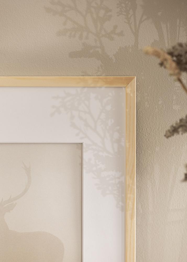 Рамка Galant Борова дървесина 30x30 cm - Паспарту бяло 20x20 cm