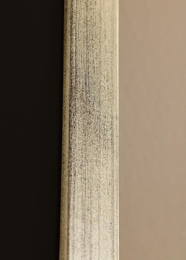 Рамка Стилен Сребро 18x24 cm - Паспарту Черно 13x18 cm