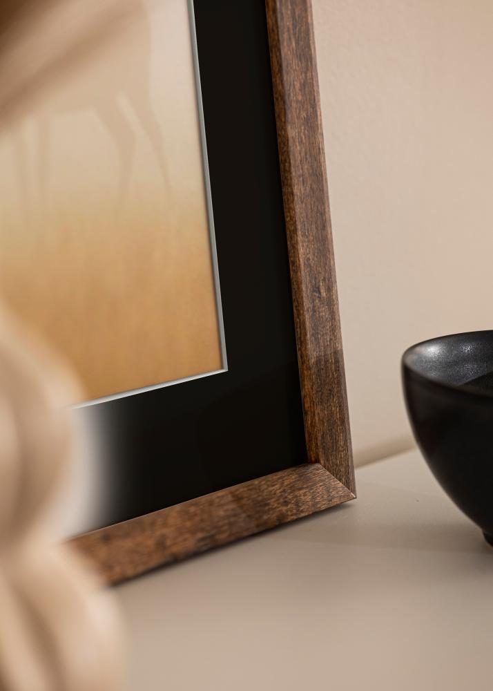 Рамка Fiorito Washed Oak 60x80 cm - Паспарту Черно 50x60 cm