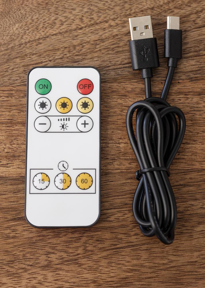 KAILA Lux Bateryno Osveshtenie za Kartini 33 cm - Cheren