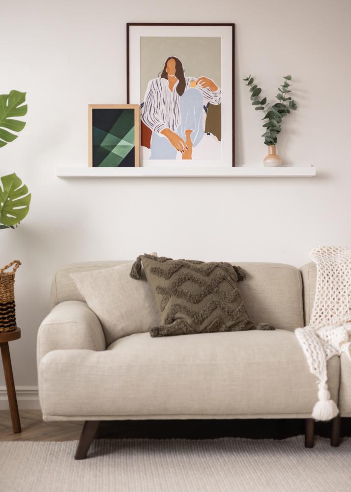 KAILA Рафт за картини Бял 130 cm