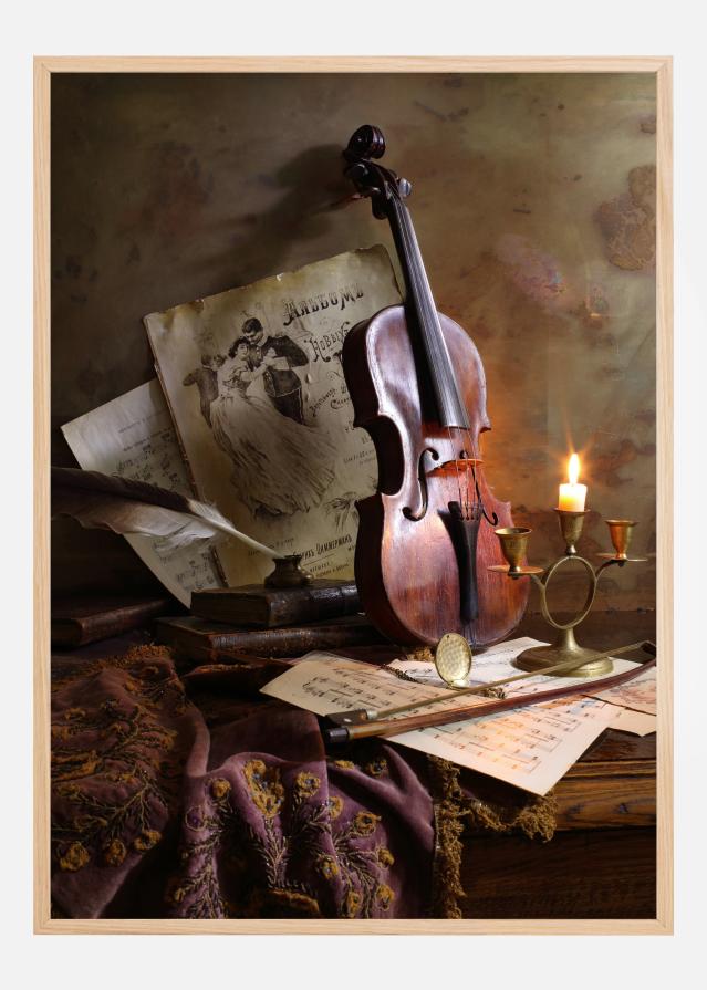 Still Life With Violin Постер