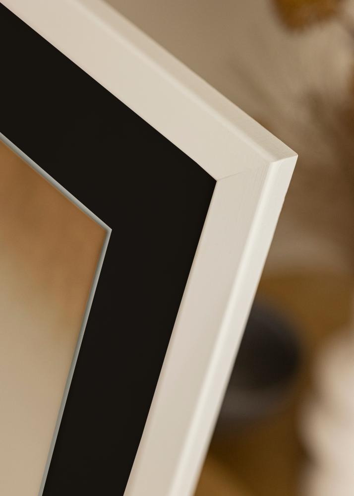 Рамка Trendline бяло 60x70 cm - Паспарту Черно 50x56 cm