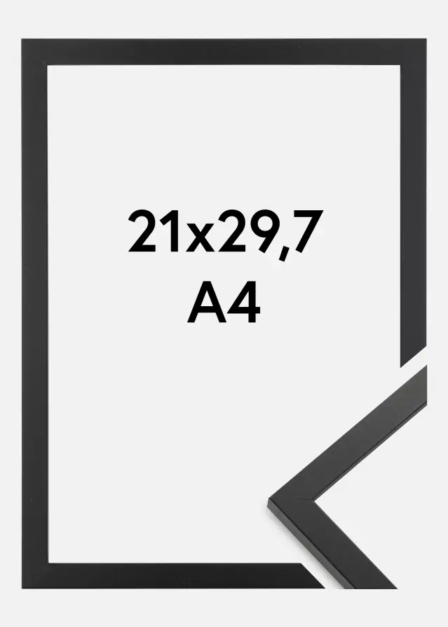 Рамка Trendy Акрилно стъкло Черно 21x29,7 cm (A4)