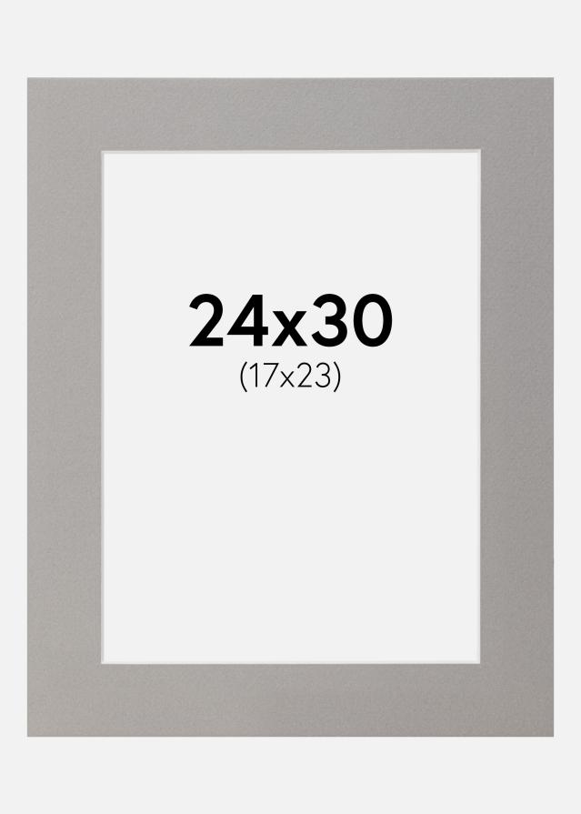 Паспарту сиво 24x30 cm (17x23)