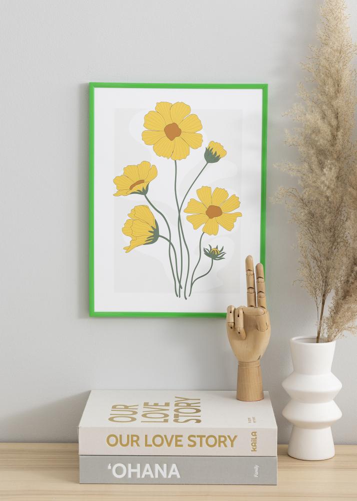 Рамка New Lifestyle Grass Green 30x40 cm - Паспарту Черно 18x27 cm