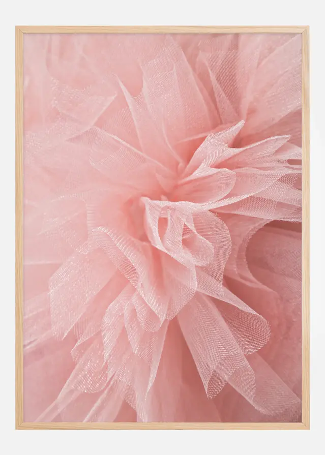 Pink tulle Постер